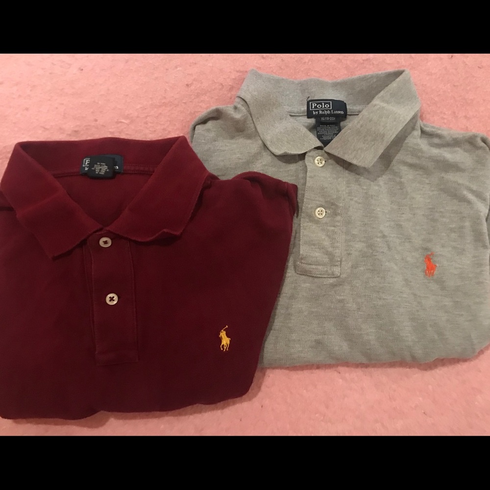 2 Polo Ralph Lauren long sleeve shirts